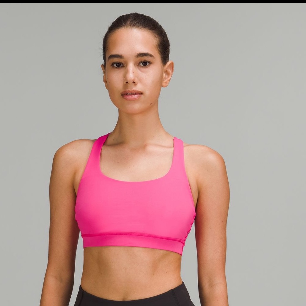 NWT 🍋 Lululemon POW Pink Energy Bra Size 2